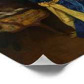 Le Blue Robe, Auguste Toulmouche Poster (Ecke)