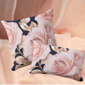 Le Boudoir Noire Pink Peach Black Fleecedecke