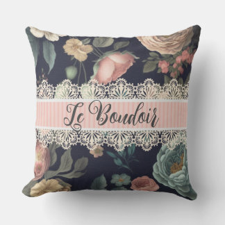 Le Boudoir Vintag Lace und Fabric Kissen