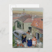 Le Boulanger Postkarte (Vorne/Hinten)