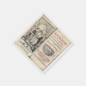 Le Bourgeois Gentilhomme Cocktail Napkin Serviette (Ecke)