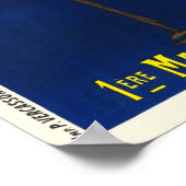 LE CACAO POULAIN Schokolade Lebensmittel Vintag Fr Poster (Ecke)