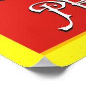 Le Cafe de Petit Chien (jour) Poster (Ecke)