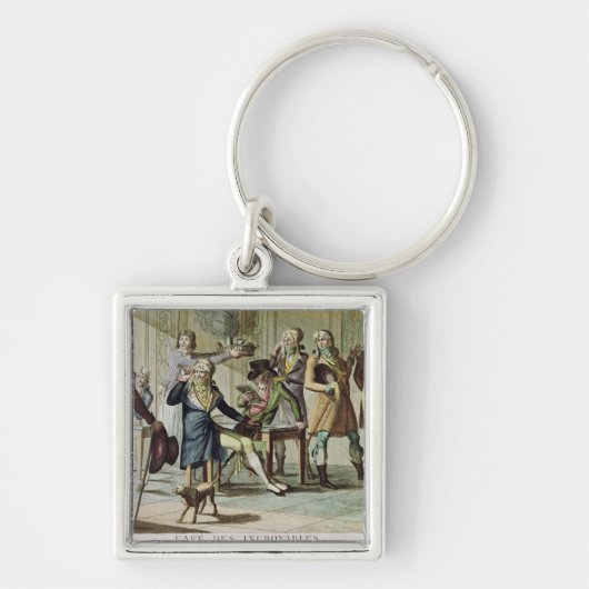 Le Cafe des Incroyables, 1797 Schlüsselanhänger (Vorne)