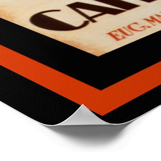 Le Cafe Martin 16 x 20 Poster (Ecke)