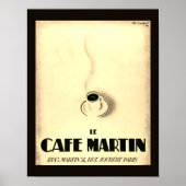 Le Cafe Martin Poster (Vorne)