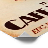 Le Cafe Martin Poster (Ecke)