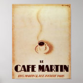 Le Cafe Martin Poster (Vorne)