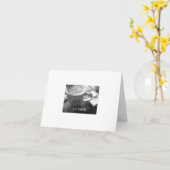 Le Cafe notecard Karte (Gelbe Blume)