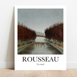 Le canal von Henri Rousseau Poster