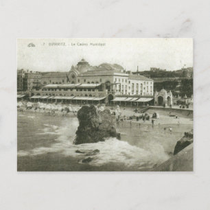 Le Casino Municipal, Biarritz, Frankreich Vintage Postkarte