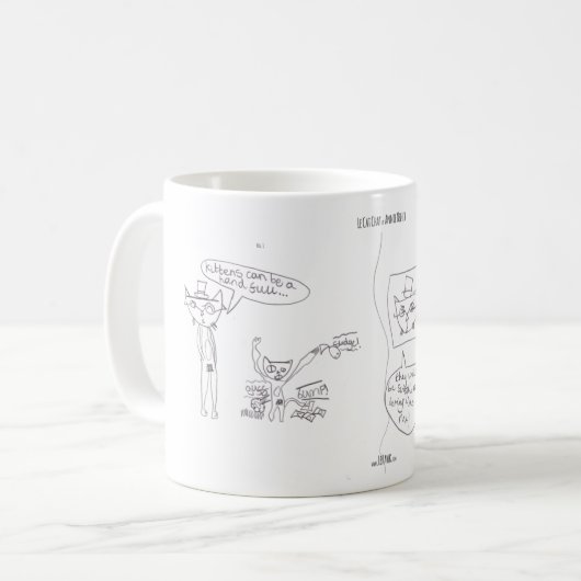 Le Cat Chat 005 Kaffeetasse (Vorderseite Links)