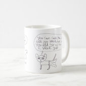 Le Cat das Einzelteil Kollektors Chat 001 u. 002! Kaffeetasse (VorderseiteRechts)