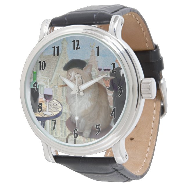 Le Cat du Café Armbanduhr (Schrägansicht)