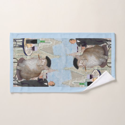 Le Cat du Café Badhandtuch Set (Handtuch)