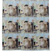 Le Cat du Café Duschvorhang (Vorderseite)