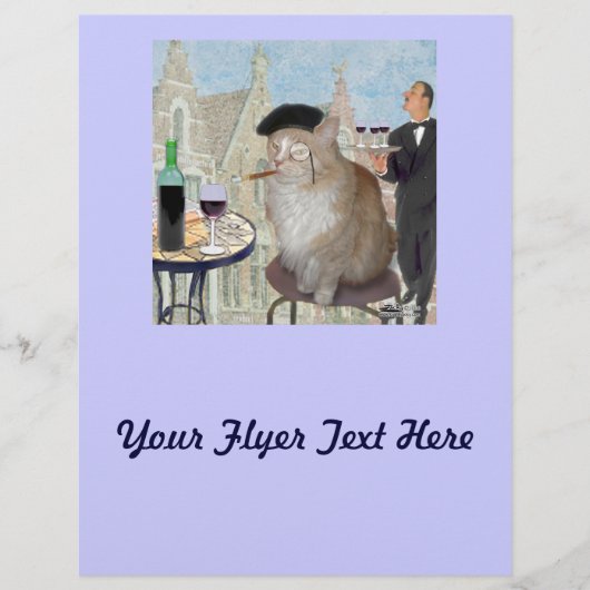 Le Cat du Café Flyer (Vorne)