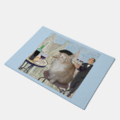 Le Cat du Café Fußmatte (Schrägansicht)