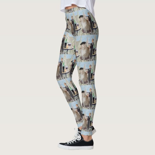 Le Cat du Café Leggings (Links)