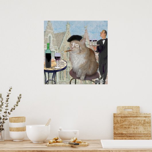 Le Cat du Café Poster (Küche)