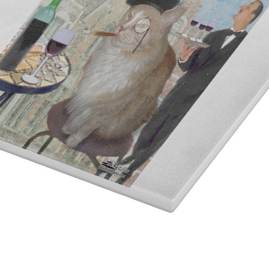 Le Cat du Café Schneidebrett (Ecke)