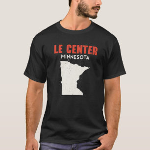 Le Centre Minnesota USA Staat America Travel Minne T-Shirt