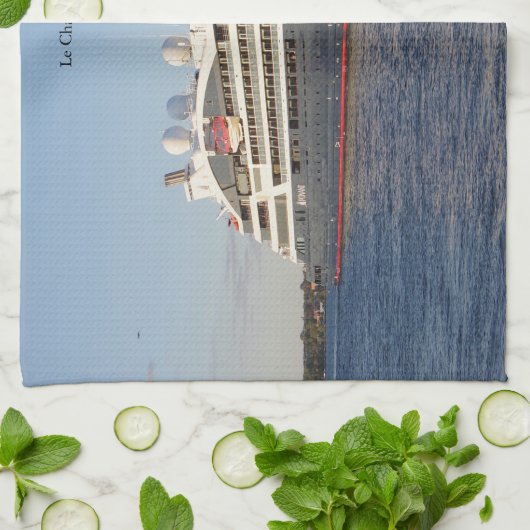 Le Champlain Küchentuch (Gefaltet)