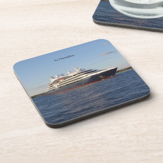 Le Champlain Set von 6 Untersetzer aus Kunststoff (Linke Seite)