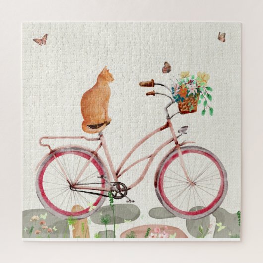 Le Chat à Vélo Puzzle (Vertikal)