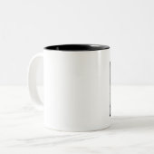 Le Chat Blanc Zweifarbige Tasse (Vorderseite Links)