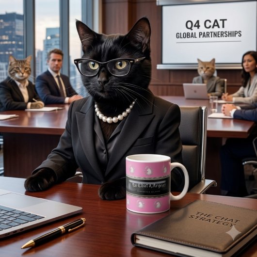 Le Chat d'Argent Power Cat Tasse | Chic Pariser Bo
