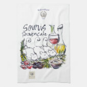 Le Chat d'Argent "Souris Provençale" Chef Geschirrtuch (Vertikal)