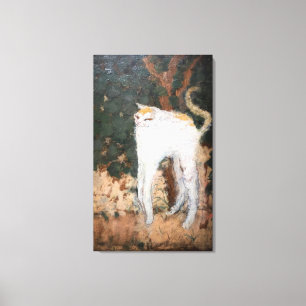 Le Chat - Kunstdruckerei auf gearbeitete Leinwand