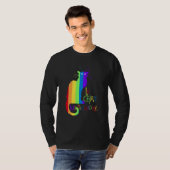Le Chat Multicoloré T-Shirt (Vorne ganz)