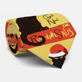 Le Chat Noel Christmas Parody Distressed Cut Out Krawatte (Gerollt)