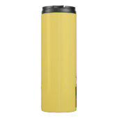 Le Chat Noel Christmas Spoof Vector Art Thermosbecher (Rückseite)