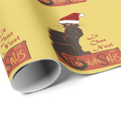 Le Chat Noel Weihnachts-Spoof-Vektor-Kunst Geschenkpapier (Rolleneckpunkt)