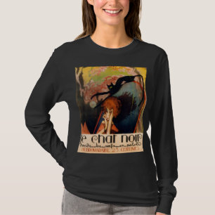 Le chat noir 1922 Spielplakat henri desbarbieux T-Shirt