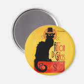 Le Chat Noir - Aktion De Grâces Magnet (Vorderseite/Rückseite)