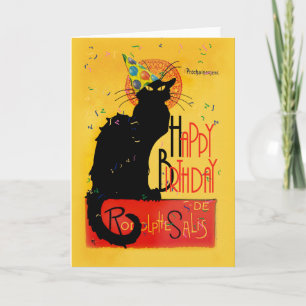 Le Chat Noir Alles Gute zum Geburtstag Karte