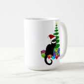 Le Chat Noir Christmas Kaffeetasse (VorderseiteRechts)