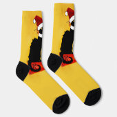 Le Chat Noir Christmas Socken (Rechts)