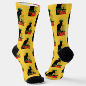 Le Chat Noir Clover St. Patrick's Day Socken (Gewinkelt)