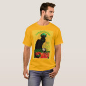 Le Chat Noir Clover St. Patrick's Day T-Shirt (Vorne ganz)
