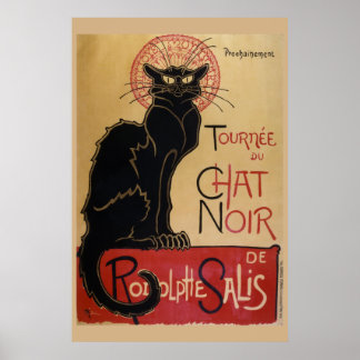 Le Chat Noir - Die schwarze Katze Poster