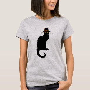 Le Chat Noir Erntedank Pilgrim Hat T-Shirt