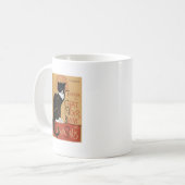 Le Chat Noir et Blanc 2-seitig Kaffeetasse (Vorderseite Links)