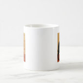 Le Chat Noir et Blanc 2-seitig Kaffeetasse (Mittel)