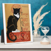 Le Chat Noir et Blanc Französisch Fotoplatte (Seite)