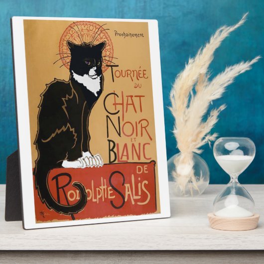 Le Chat Noir et Blanc French Fotoplatte (Seite)